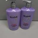 L'Oreal Paris Elvive Hyaluron Plump Shampoo and Conditioner Set for Dehydrated, Dry Hair with Hyaluronic Acid Care Complex, 1 Kit (2 Products)