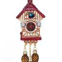 Kurt S. Adler YAMNB1374 Kurt Adler Noble Gems Cuckoo Clock Glass Ornament