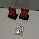 GZSH Anderson Plug 2PCS 175A Quick Connect Wire Connectors with Mount and Cap 4-1/0 AWG Battery Quick Disconnect 12V-36V Battery Quick Connect Waterproof SB175 for Car RV Trunk Boat Winch (Red)