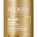 Redken All Soft Argan Oil Shampoo | For Dry / Brittle Hair | Provides Intense Softness and Shine | Travel Size | 1.7 Fl Oz