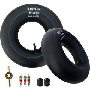 (2-Pack)13x5.00-6" Inner Tubes with TR-13 Straight Valve Stem - Replacement Lawn Mower Tire Tubes-for Razor Dirt Quad,Go Kart,ATV, Yard Tractors,Snow Blowers,Wagons,13 500-6,12X5.00-6,5.30-6,4.50-6