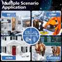 80FT3FT-200FT Pipe Heating Cable for Pipe Freeze Protection, Heat Cable for Water Pipes(Metal and Plastic), Pipe Heat Tape Keeps Water Flowing at -40F 5w/ft, 120V Plumbing fixture