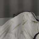 Ivory White Pinch Pleat Linen Sheer Curtains 90 Inches Long 100 Inch Wide for Patio Sliding Door Light Filtering Semi Sheer Pleated Drapes Back Tab Extra Wide 100 x 90 Curtain for Living Dining Room