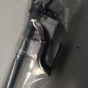 Curtain Rods for Windows 18 to 48 Inches, Adjustable Single Decorative Cafe Rod, Easy to Install Window Curtain Rod with Perfect Leveling and No Measuring, with Cage Finials, Black