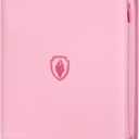 Premium Zip Card Binder 12 Pocket, Fabmaker 912 Pockets Trading Card Binder, PU Zipper Card Collection Album, Sturdy Side-Loading Card Book Holder for Game & Sports Cards, Pink