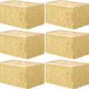 Fovths 6 Packs Luau Grass Table Skirt Fringe Straw Grass Skirt 108 x 30 Inch Hibiscus Hawaiian Table Skirts Rectangle Tropical Luau Party Decorations for Hawaiian Luau Decorations