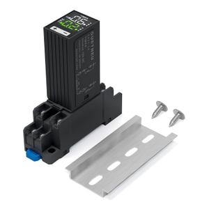 LCD Digital Display Time Relay, Dual Time Delay Relay, DPDT 12 VDC with Plug-in Terminal Socket