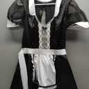 Leg Avenue Women's 3 PC Classic French Maid Costume (Large)