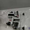 Door Installation Kit, Heavy Duty Door Board Dolly for 1-3/8" and 1-3/4" Pre-Hung, Slab, and Front Doors, Stainless Steel Installation Tool Kit for Commercial & Residential Use (Silver)