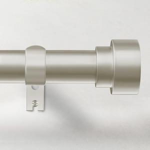 Curtain Rods for Windows 66 to 120, 1 Inch Adjustable Heavy Duty Long Window Curtain Rod, Outdoor Curtain Rods for Patio, Drapery Rods with Simple End Caps, Size 32"-120", Brushed Nickel Curtain Rods for Windows 66 to 120, 1 Inch Adjustable Heavy Duty Long Window Curtain Rod, Outdoor Curtain Rods for Patio, Drapery Rods with Simple End Caps, Size 32"-120", Brushed Nickel
