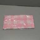 Kesfey 3 Packs Pink Gingham Tablecloth Pink and White Checkered Tablecloths 54 x 108 Inches Disposable Plastic Gingham Tablecovers Waterproof Rectangle Picnic Table Covers for Birthday Party Supplies