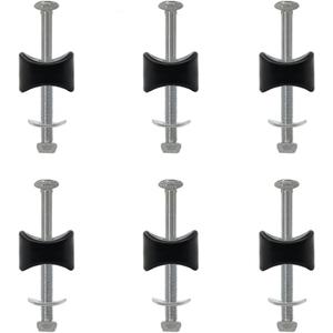 6 Pack 8mm x 94mm Steel Trampoline Screws - Long Screw Replacement Parts and Accessories to Enhance Stability