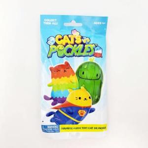 Cats Vs.Pickles Mystery Bags Blue Wave ABC Bean Filled Plushies | Stocking Stuffers | Blind Bags for Girls and for Boys | Surprise Bean Collectibles | Mystery Bag Toys for Kids & Adults