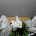 Large Daisy Flowers Artificial Giant Paper Flowers Decoration Big Flowers Decor for Birthday Party Garden Office Home Wedding Graduation Shop Window Display(White)- Pack of 2