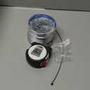 Bathroom Exhaust Fan with Light, 10" Inch Square Bath Fan Light, 141CFMCeiling Mount Ventilation Fan, Ultra Quiet 1.0 Sone Shower Exhaust with LED Lights for Home/Office