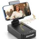 Cell Phone Stand with Wireless Bluetooth Speaker and Anti-Slip Base HD Surround Sound Perfect for Home and Outdoors with Bluetooth Speaker for Desk Compatible with iPhone/ipad/Samsung Galaxy