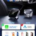 Teeran Wireless CarPlay Adapter for iPhone (2026 Upgraded), Mini Plug & Play for Cars with Factory Wired Apple CarPlay, Fast & Stable Connection, Easy Setup, Wide Vehicle Compatibility USB & USB C