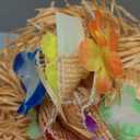 Hawaiian Luau Table Skirt Tropical Party Decoration Grass Skirt for Beach Gatherings for Birthday Celebrations and Themed Events