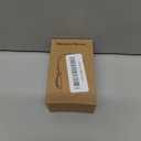 WisFox 2.4G Wireless Mouse for Laptop, Ergonomic Computer Mouse with USB Receiver and Type-C Adapter, 3 Adjustable Levels, 6 Button Cordless Wireless Mice for Windows Mac PC Notebook (Black)