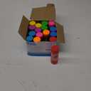 novelinks 16 Pack Big Bubble Bottle Bulk for Kids - 4oz Blow Bubbles Solution Novelty Summer Toy - Activity Party Favor Assorted Colors Set (16 Pack 4OZ Bottle)