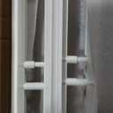 2 Pcs 7 x 64 Inch Entry Door Frame Only Replacement Kit for 1" Glass (Glass Not Included), 1 Lite Exterior Front Door Window Frame Replacement (Rectangle)