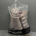 WITSHOCK 6x8 Area Rugs for Living Room: Beige Floral Washable Rugs for Bedroom Dining Room Office Nursery Modern Non-Slip Stain Resistant Low Pile Home Decor（Beige/Brown,6'x8'）