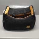 Dog Car Seat for Small/Medium Dogs, Memory Foam Dog Booster Seat, Travel Safety Per Car Seat with Washable Removable Cover, Storage Pockets for Dogs up to 35 lbs(BlackBrown)