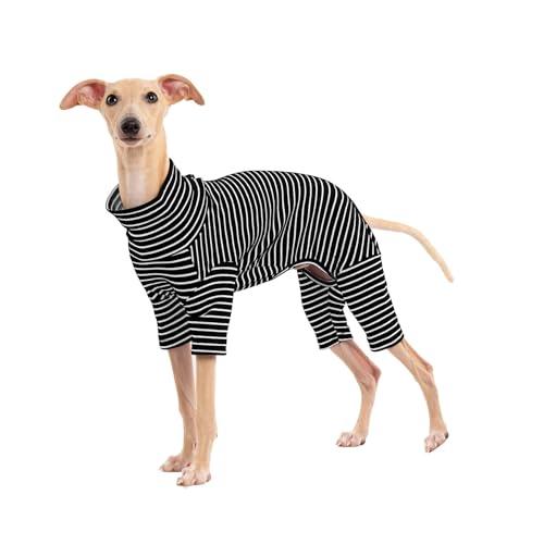 Dog Sweaters for Small Dogs Girls Boys, Striped Pet Sweaters for Fall Winter Dog Clothes, Turtleneck Pullover Knitwear for Small Medium Dogs