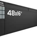 Gun Cleaning Mat 48"x16", Extra Large Magnectic Gun Mat for All Guns Anti-Slip Rubberized Workbench Mat for Pistol and Rifle (Black)