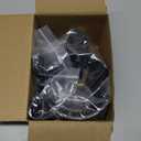 Li & Zhao Universal Stroller Cup Holder - 2-in-1 Wheelchair Cup Holder Adjustable Bike Drink Holder with Phone Holder Accessories for Rollator, Bike, Scooter, Walker(Black)