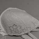 Deyllo Women's Push Up Lace Bra Comfort Padded Underwire Bra Lift Up Add One Cup(White, 42C)