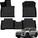 Auxko All Weather Floor Mats for Toyota rav4 Hybrid 2026 (Not for PHEV) TPE Rubber Liners Accessory for Toyota rav4 Hybrid 2026 Odorless Anti-Slip Mats Black