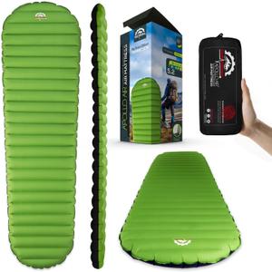 Gear Doctors Camping Pads Self Inflating Ultralight Apollo air 4.3-5.2 R Insulated Camping mats 1.5-3.3 in Must Haves Inflatable Foam air Sleep mat self Inflating air Mattress for Camping cot (Apolloair)