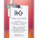 R+Co SUN CATCHER Power C Nourish + Refresh Styling Spray | Vitamin C Leave-In Mist with 450F Heat, UV & Pollution Protection | Hydrating with Hyaluronic Acid & Vegan Peptides