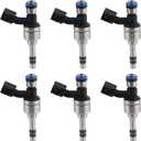 JDMON Fuel Injectors Replacement for Chevy Equinox Camaro Impala GMC Terrain Cadillac CTS ATS Buick LaCrosse 3.6L 2012 2013 2014 2015 12634126 FJ1157 6Pcs