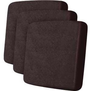 Leather Look Couch Cushion Covers Sofa Seat Slipcovers Sets Couches Furniture Protector for Sectional Armchair Loveseat Pets Kids Stretch Spandex Fabric (3 Cushion Sofa, Chocolate)