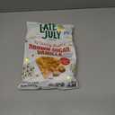 LATE JULY Snacks Brown Sugar Vanilla Flavored Tortilla Chips, 7.5 Oz Bag, BB 02 May 2026