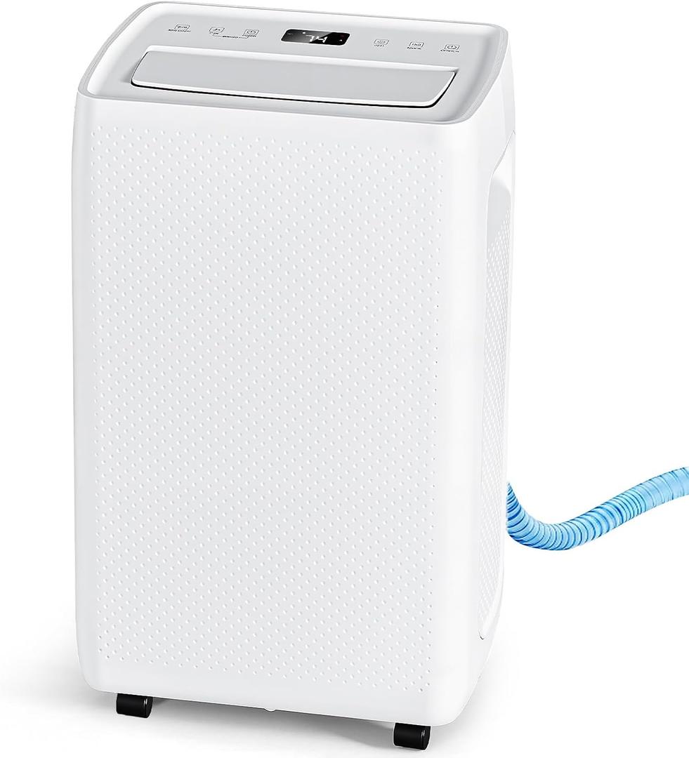 OLIXIS 50Pints Dehumidifier with Drain Hose, Most Efficient Energy Star, 3,500 Sq.Ft Dehumidifier for Basement, 4.5L Tank 41dB, Airflow Swing, Ideal Humidity Remover for Home, Bedroom & Bathroom