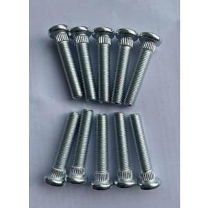 10PCS 5/8" Longer Than Stock Wheel Stud Lug Bolts 7/16-20 Thread OEM Quality Extended Extra Length Replacement for Chevrolet, Dodge, Pontiac, Oldsmobile, Buick