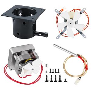 Grill Replacement Parts Kit Induction Fan, Auger Motor, Fire Burn Pot and Hot Rod Ignitor, Traeger Grill Parts Replacement, Pit Boss Grill Parts Replacement