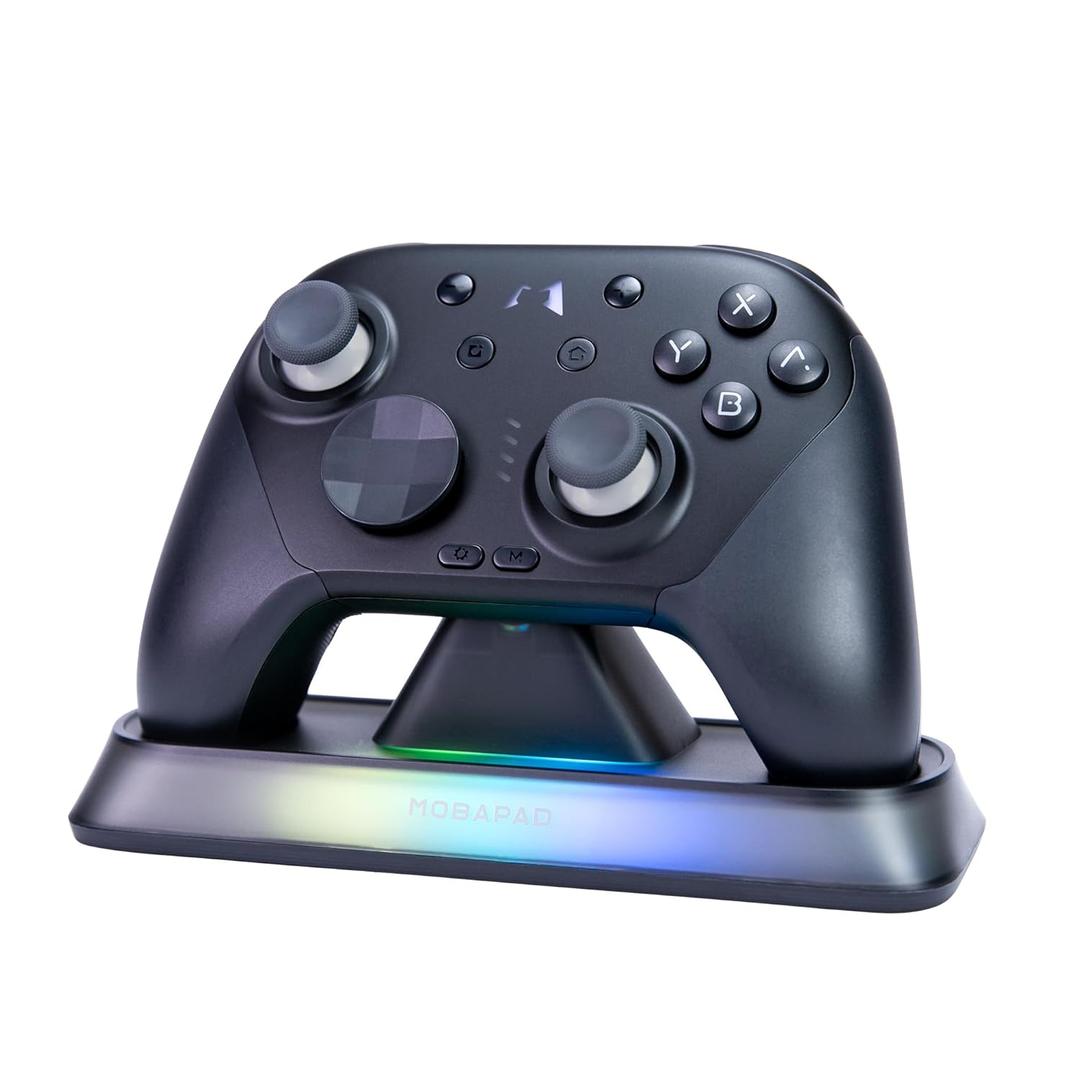 MOBAPAD Chitu2 HD Switch 2 Wireless Controller, TMR Glide Joysticks [ZERO Drift], Charging Dock, HD Rumble, NFC, Turbo, Programming, Mechanical Buttons - Gamepad for Nintendo Switch/Switch 2 (Black)