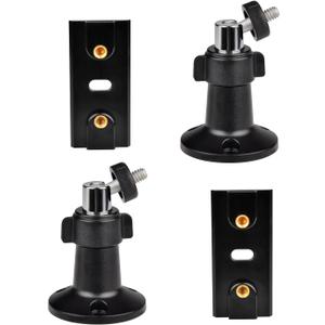 Adjustable Wall Mounting Bracket for Spotlight Cam Plus/Pro, Camera Holder Wall Ceiling Bracket for Camera Better View Angle, 2-Pack, Black