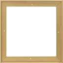 Pixy Canvas Floater Frame 20x20 for 1-1/2 (1.5) inch Deep Canvas Paintings/Canvas Prints/Wood Canvas Panels/Wall Art/Wall Decor/Home Decor/Artwork (Brass Gold, 20 x 20 inch, Square)