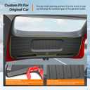 powoq Liftgate Mat Compatible with 2026 Palisade Trunk Tailgate Mat TPE Liftgate Liner Cargo Liner Replacement for 2026 Palisade Accessories