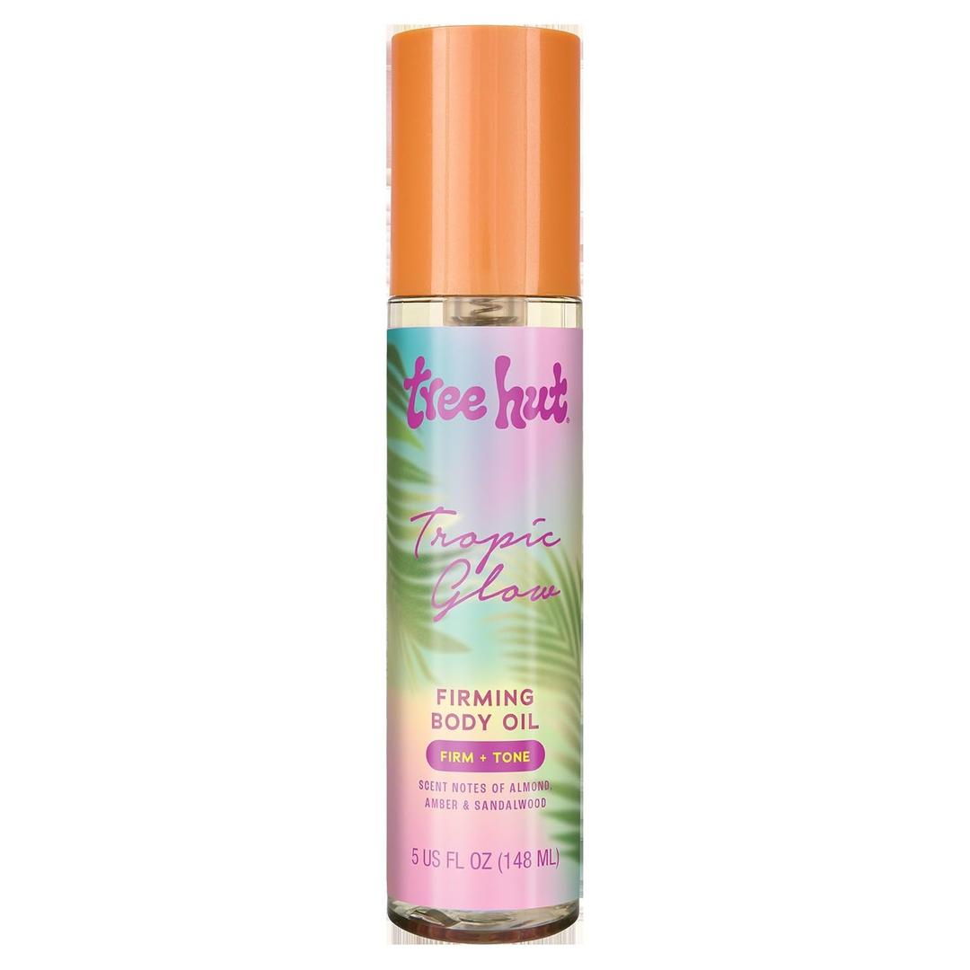 Tree Hut Tropic Glow Firming Body Oil, Hydrating Oil with Cupuacu Butter, Guarana & Pistachio Oil for Glowing Skin, 5 fl oz