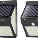 Solar Lights Outdoor, 3 Modes/144 LEDs Solar Motion Sensor Security Lights Wireless IP65 Waterproof with Wide Angle Solar Wall Lights for Patio Garden Garage Yard Front Door