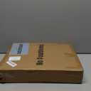 No Pawblems Dog Gate with Small Pet Door, 16"-42.7" Adjustable Metal Short Dog Gate to Step Over, 16.5" Tall, with 3 Extension Kits, Pressure Mounted, for Doorways & Stairs, Black