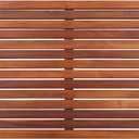 Nordic Style Premium Teak Shower and Bath Mat for Indoor and Outdoor Use - Non-Slip Wooden Platform for Spa, Sauna, Pool, Hot Tub - Flooring Decor and Protector 31.4" x 19.6" (Oiled Finish)