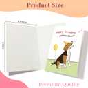 5 x Nchigedy Funny Dog Birthday Card for Him Her, Cute Birthday Card from Dog, Happy Bday to You Cards for Dogs Lovers (#2)