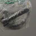 Elecan 14 AWG Speaker Cable Wire 6 Feet with Gold-Plated Banana Tip Plugs-CL2 Rated-in Wall-Heavy Duty Nylon Braided, Oxygen-Free Copper (OFC)-White-with 5 Cable Ties